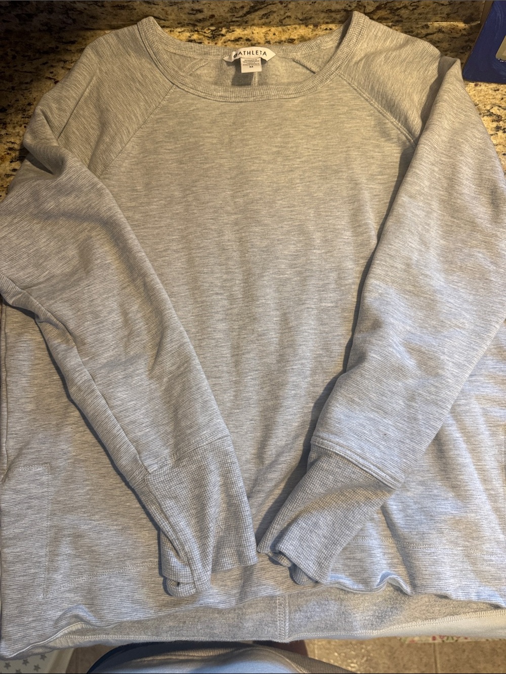 Athleta Men's Light Grey Crewneck Pullover